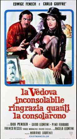 Постер Безутешная вдова благодарит всех, кто утешит ее Постер Безутешная вдова благодарит всех, кто утешит ее